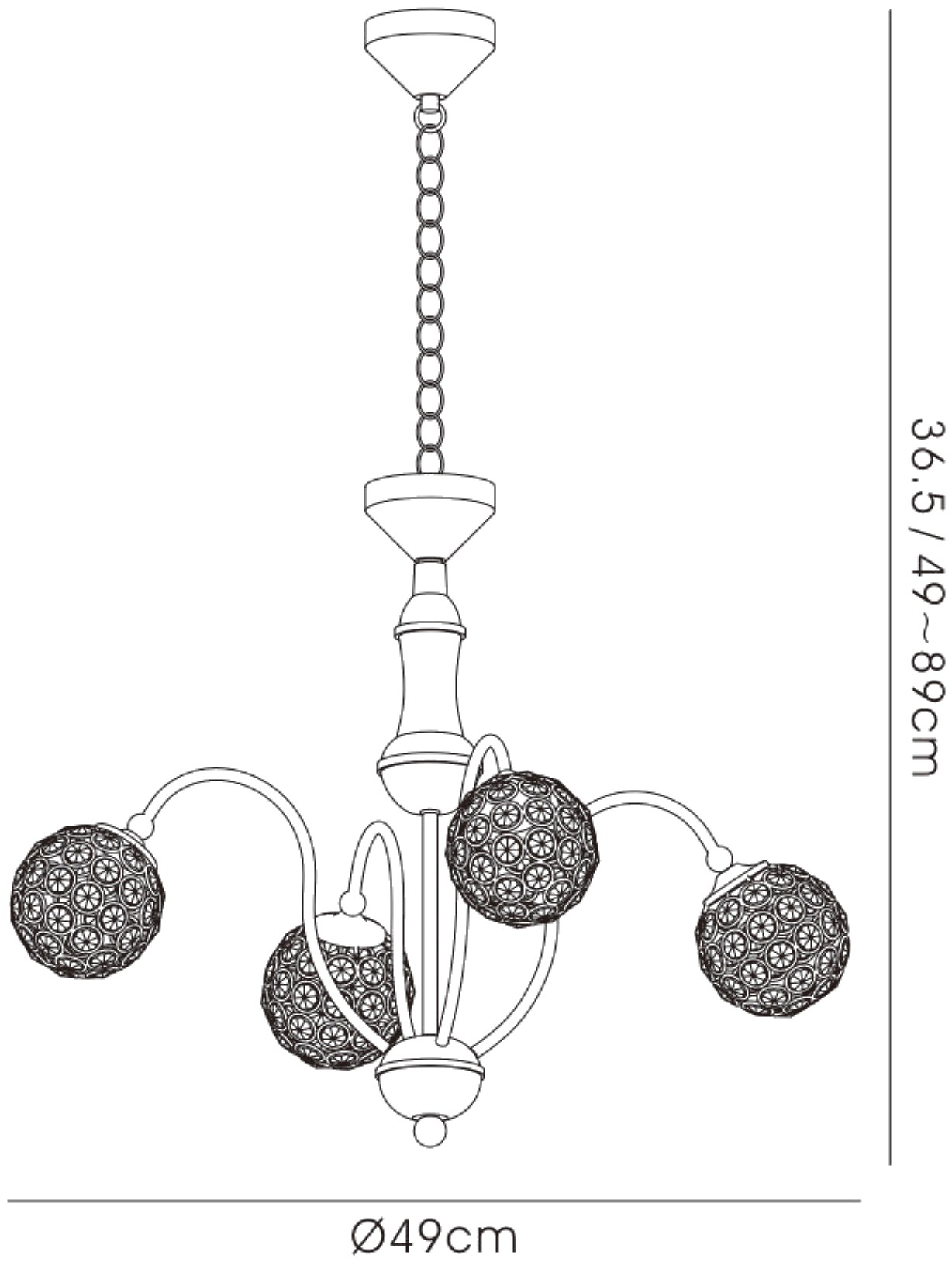 Apollo Crystal Ceiling Lights Diyas Multi Arm Crystal Fittings